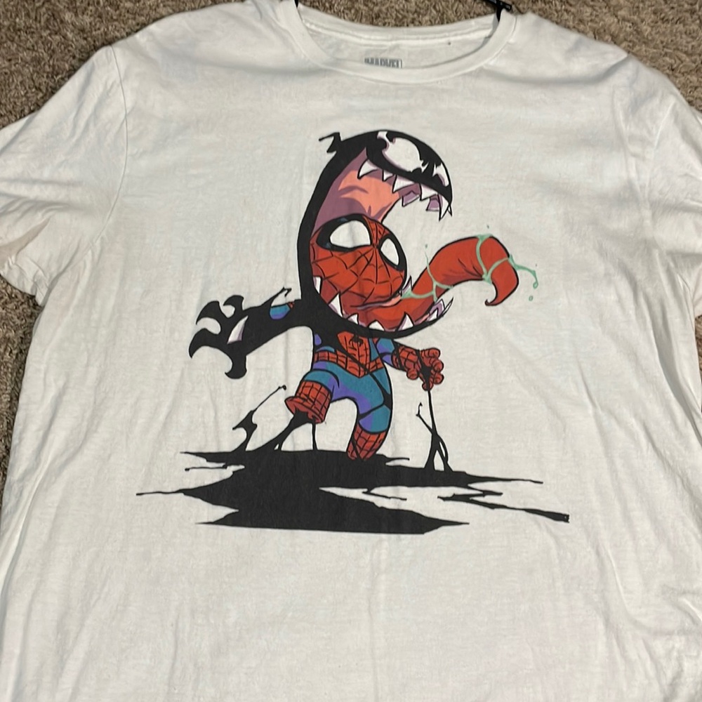 Spider-Man and venom shirt